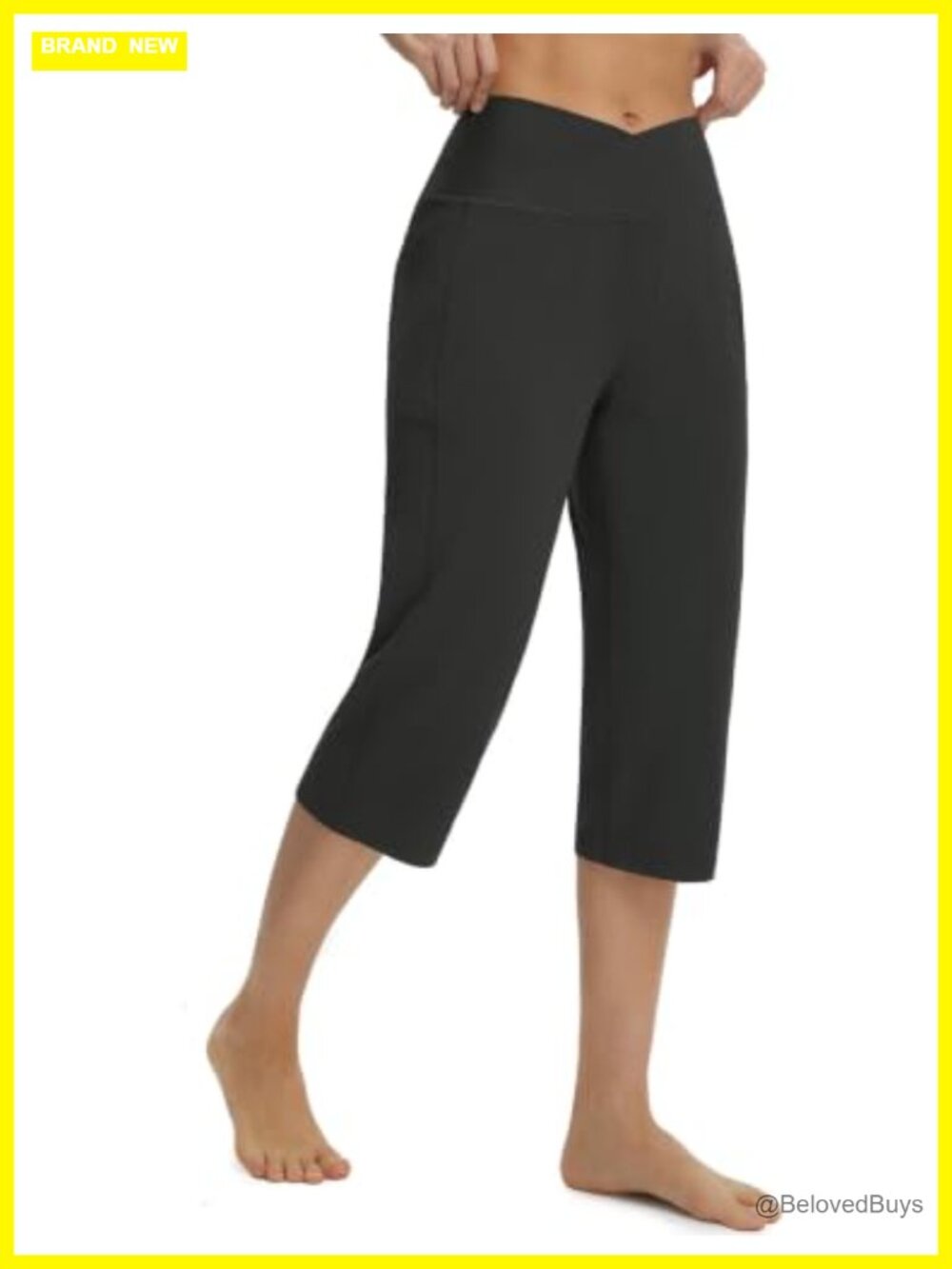 Baleaf Women's Bermuda Long Shorts 9 Inch Above Knee Stretch Yoga Athletic